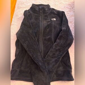 Black North Face zip up